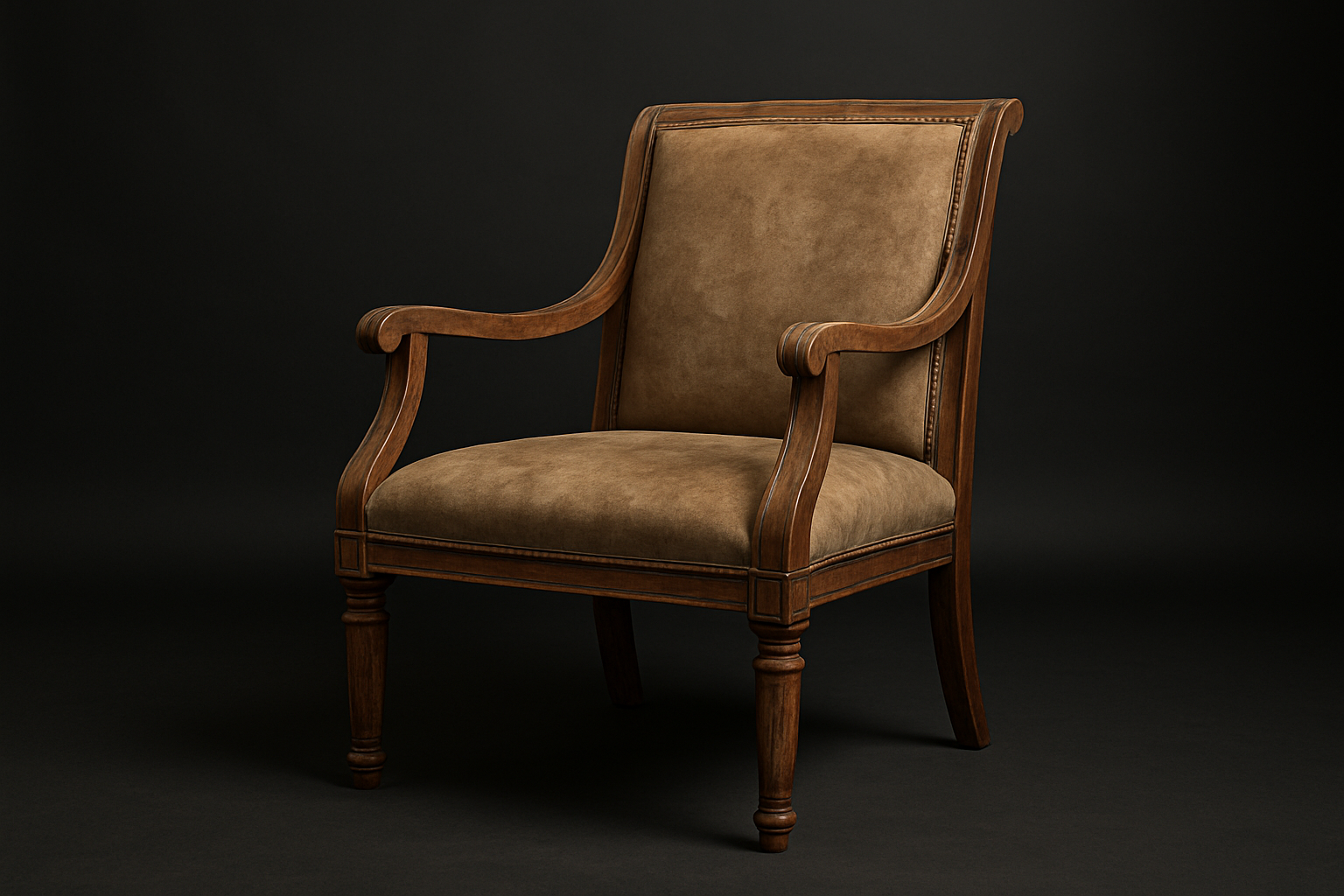 Before wood polishing